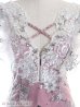 画像8: XS〜Lサイズあり【ROBE de FLEURS/ローブドフルール】セットアップ/ スカートパンツ/ フロントクロス/ フリル/ ミニドレス/ キャバドレス[OF2]