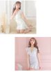 画像5: XS〜Lサイズあり【ROBE de FLEURS/ローブドフルール】セットアップ/ スカートパンツ/ フロントクロス/ フリル/ ミニドレス/ キャバドレス[OF2]