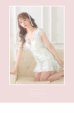 画像4: XS〜Lサイズあり【ROBE de FLEURS/ローブドフルール】セットアップ/ スカートパンツ/ フロントクロス/ フリル/ ミニドレス/ キャバドレス[OF2]