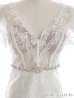 画像10: XS〜Lサイズあり【ROBE de FLEURS/ローブドフルール】ウエストビジュー/ シースルーレース/ フリルスリーブ/ 台形スカート/ ミニドレス/ キャバドレス[OF2]