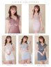 画像15: XS〜Lサイズあり【ROBE de FLEURS/ローブドフルール】ウエストビジュー/ シースルーレース/ フリルスリーブ/ 台形スカート/ ミニドレス/ キャバドレス[OF2]