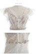 画像13: XS〜Lサイズあり【ROBE de FLEURS/ローブドフルール】ウエストビジュー/ シースルーレース/ フリルスリーブ/ 台形スカート/ ミニドレス/ キャバドレス[OF2]
