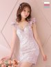 画像11: XSサイズあり【ROBE de FLEURS/ローブドフルール】リボン/ 格子柄/ フリル/ フラワーレース/ ビジュー/ タイト/ ミニドレス/ キャバドレス[OF2]