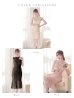 画像15: Lサイズあり【DEA. by ROBE de FLEURS/ディアバイローブドフルール】マーメイド/ ケミカルレース/ ノースリーブ/ ワンピース/ ミモレ丈/ ミディアムドレス/ キャバドレス[OF2]