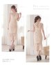 画像4: Lサイズあり【DEA. by ROBE de FLEURS/ディアバイローブドフルール】マーメイド/ ケミカルレース/ ノースリーブ/ ワンピース/ ミモレ丈/ ミディアムドレス/ キャバドレス[OF2]