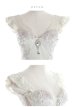 画像13: 【ROBE de FLEURS/ローブドフルール】ビジュー/ サイドシアー/ レース/ 立体フラワー/ ノースリーブ/ タイト/ ミニドレス/ キャバドレス[OF2]