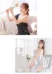 画像8: 【ROBE de FLEURS/ローブドフルール】ドットレース/ マーメイド/ リボン/ アシンメトリー/ タイト/ ひざ丈/ ミディアムドレス/ キャバドレス[OF2]