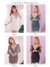 画像15: 【ROBE de FLEURS Glossy/ローブ・ド・フルール グロッシー】アメスリ/ ビジューホルター/ レース/ チュールスリーブ/ 長袖/ 袖あり/ タイト/ ミニドレス/ キャバドレス[OF2]