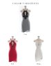 画像17: XSサイズあり【ROBE de FLEURS Glossy/ローブ・ド・フルール グロッシー】ホルターネック/ アメスリ/ バストフラワーモチーフ/ ストレッチ/ タイト/ ミニドレス/ キャバドレス[OF2]
