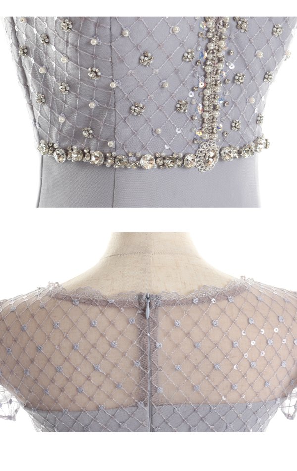 画像13: XSサイズあり【ROBE de FLEURS/ローブドフルール】フリル/ ビジュー/ チュール/ タイト/ ミニドレス/ キャバドレス[OF08]