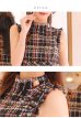 画像12: Lサイズあり【DEA.by ROBE de FLEURS/ディアバイローブドフルール】ノースリーブ/ ツイード/ フリンジ/ タイト/ ミディアム丈/ ワンピース/ キャバドレス[OF2]