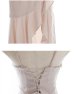 画像48: 【ROBE de FLEURS Glossy/ローブ・ド・フルール グロッシー】マーメイド/ バックレースアップ/ キャミ/ ビジュー/ アシンメトリーフリル/ タイト/ マキシ丈/ キャバドレス[OF2]