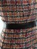 画像32: 【XS-Lサイズあり☆】【ROBE de FLEURS Glossy/ローブ・ド・フルール グロッシー】襟フロントジップ/ ツイード/ ハイウエスト/ レザー/ タイト/ ミニドレス/ キャバドレス[OF2]