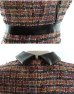 画像36: 【XS-Lサイズあり☆】【ROBE de FLEURS Glossy/ローブ・ド・フルール グロッシー】襟フロントジップ/ ツイード/ ハイウエスト/ レザー/ タイト/ ミニドレス/ キャバドレス[OF2]