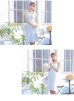 画像15: Lサイズあり【DEA.by ROBE de FLEURS/ディアバイローブドフルール】ラメ入りスプリングニット/ ツイード/ マーメイド/ フリル/ ミディアム丈/ ワンピース/ キャバドレス[OF2]