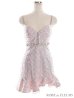 画像5: XSサイズあり【ROBE de FLEURS/ローブドフルール】スパンコール付きチュール/ アシンメトリー/ キャミソール/ フリル/ ミニドレス/ キャバドレス[OF2]