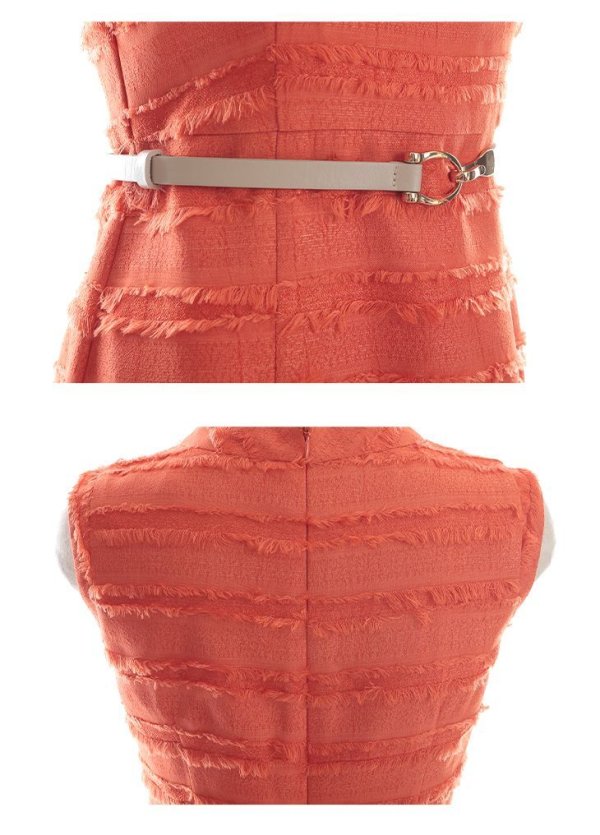 画像47: 門りょうちゃん着用☆XS-Lサイズあり【DEA./ディア】フリンジ/ ベルト/ シンプル/ ワンカラー/ ミニドレス/ キャバドレス【OF08】