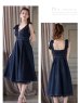 画像16: Lサイズあり【DEA.by ROBE de FLEURS/ディアバイローブドフルール】ショルダーリボン/ チュール/ フレア/ Aライン/ ストレッチ/ ミディアム丈/ ワンピース/ キャバドレス[OF2]