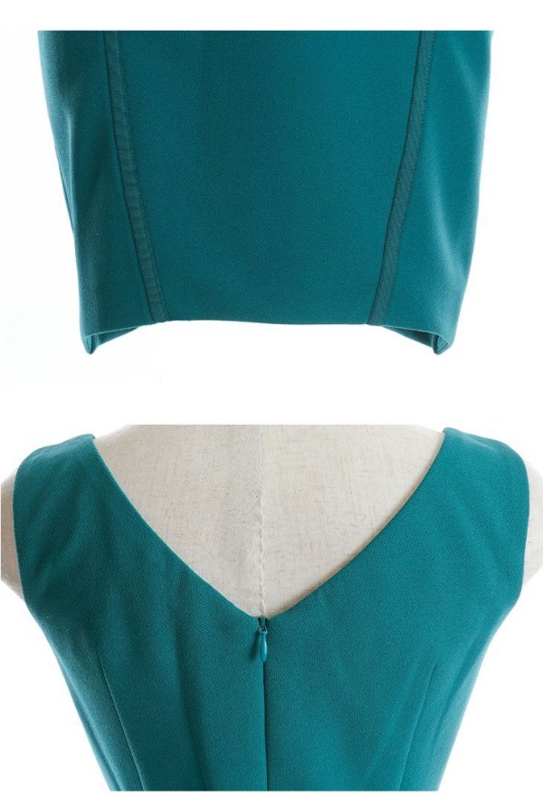 画像33: XSサイズあり【Glossy/グロッシー】バストジッパー/ ワンカラー/ ノースリーブ/ シンプル/ タイト/ ミニドレス/ キャバドレス【HC02】