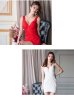 画像12: XSサイズあり【ROBE de FLEURS Glossy/ローブ・ド・フルール グロッシー】バストジッパー/ ワンカラー/ ノースリーブ/ シンプル/ タイト/ ミニドレス/ キャバドレス[OF2]