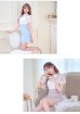 画像10: XSサイズあり【ROBE de FLEURS/ローブドフルール】パフスリーブ/ ラメツイード/ ビジュー/ 台形スカート/ ミニドレス/ キャバドレス[OF2]