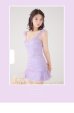 画像8: XSサイズあり【ROBE de FLEURS/ローブドフルール】スパンコール/ ドットチュール/ セットアップ/ノースリーブ/ フリル/ ミニドレス/ キャバドレス[OF2]