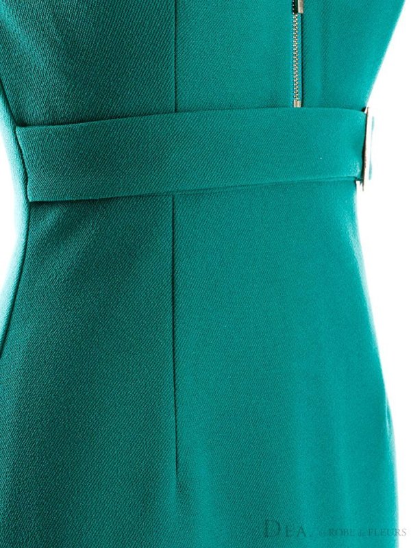 画像20: 即日発送【DEA/ディア】ベルト/ ジップ/ ノースリーブ/ タイト/ 膝丈/ ミディアムドレス/ キャバドレス【OF08】