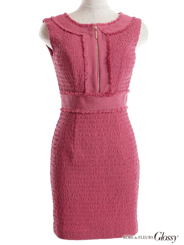 画像15: XSサイズあり【Glossy/グロッシー】ジッパー/ シンプル/ ストレッチ/ ワンカラー/ ノースリーブ/ タイト/ ミニドレス/ キャバドレス【HC02】