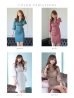 画像25: Lサイズあり【DEA. by ROBE de FLEURS/ディアバイローブドフルール】サテン/ ロングスリーブ/ 七分袖/ 長袖/ 袖あり/ ベルト付き/ 膝丈/ タイト/ ミディアムドレス/ キャバドレス[OF2]