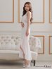 画像6: 【ROBE de FLEURS Glossy/ローブ・ド・フルール グロッシー】マーメイド/ バストカット/ サイドフラワーレース/ ワンカラー/ ロングドレス/ キャバドレスlong[OF2]