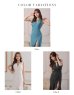 画像15: 【ROBE de FLEURS Glossy/ローブ・ド・フルール グロッシー】マーメイド/ バストカット/ サイドフラワーレース/ ワンカラー/ ロングドレス/ キャバドレスlong[OF2]