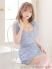 画像3: XSサイズあり【ROBE de FLEURS/ローブドフルール】リボンチュール/ ビジュー/ セットアップ/ タイト/ ミニドレス/ キャバドレス[OF2] (3)