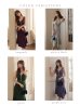 画像15: Lサイズあり【DEA.by ROBE de FLEURS/ディアバイローブドフルール】アシンメトリー裾/ フロントジッパー/ ノースリーブ/ ミディアム丈/ ミモレ丈/ ミディアムドレス/ キャバドレス[OF2]