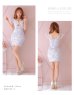 画像6: XSサイズあり【ROBE de FLEURS/ローブドフルール】フラワーレース/ 立体フラワー/ カットデザイン/ ビジュー/ タイト/ ミニドレス/ キャバドレス[OF2]