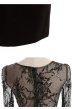 画像20: 【ROBE de FLEURS Glossy/ローブ・ド・フルール グロッシー】レーススリーブ/ 七分袖/ 長袖/ 袖あり/ スパンコール/ サイドリボン/ タイト/ ミニドレス/ キャバドレス[OF2]