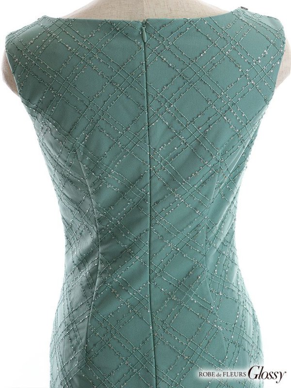 画像18: XSサイズあり【Glossy/グロッシー】ダイヤ柄/ スパンコール/ ビジュー/ スリットネック/ キーネック/ タイト/ ミニドレス/ キャバドレス【HC02】