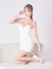 ホワイト　モデル：ゆめ　身長：160cm　着用サイズ：Sサイズ
