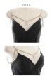 画像29: XSサイズあり【ROBE de FLEURS Glossy/ローブ・ド・フルール グロッシー】ワンカラー/ キャミソール/ ビジュー/ ストレッチ/ タイト/ ミニドレス/ キャバドレス[OF2]