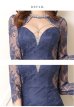 画像33: XS〜Lサイズあり【ROBE de FLEURS Glossy/ローブ・ド・フルール グロッシー】ビジュークロス/ レーススリーブ/ 七分袖/ 長袖/ 袖あり/ タイト/ ミニドレス/ キャバドレス[OF2]