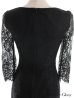 画像11: XS-Lサイズあり【ROBE de FLEURS Glossy/ローブ・ド・フルール グロッシー】バストビジュー/ レーススリーブ/ 袖あり/ ワンカラー/ 総レース/ タイト/ ミニドレス/ キャバドレス[OF2]