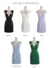 画像24: XS-Lサイズあり【ROBE de FLEURS Glossy/ローブ・ド・フルール グロッシー】クロスビジュー/ ストレッチ/ カットアウト/ サイドシアー/ タイト/ ミニドレス/ キャバドレス[OF2]