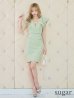 画像7: XS-Lサイズあり【DEA. by ROBE de FLEURS/ディアバイローブドフルール】スプリングツイード/ フリル/ パールボタン/ タイト/ ワンピース/ ミニドレス/ キャバドレス[OF2]