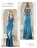 画像9: Lサイズあり【ROBE de FLEURS Glossy/ローブ・ド・フルール グロッシー】ビジュー/ バストカット/ レース/ スリット/ タイト/ ロングドレス/ キャバドレスlong[OF2]