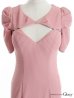 画像13: XSサイズあり【ROBE de FLEURS Glossy/ローブ・ド・フルール グロッシー】袖あり/ リブニット/ バストカット/ パール/ ストレッチ/ タイト/ ミニドレス/ キャバドレス[OF2]