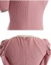 画像18: XSサイズあり【ROBE de FLEURS Glossy/ローブ・ド・フルール グロッシー】袖あり/ リブニット/ バストカット/ パール/ ストレッチ/ タイト/ ミニドレス/ キャバドレス[OF2]