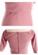 画像13: Lサイズあり【DEA. by ROBE de FLEURS/ディアバイローブドフルール】リブニット/ レース/ 半袖/ 五分袖/ 袖あり/ 膝丈/ タイト/ セットアップ/ ミディアムドレス/ キャバドレス[OF2]