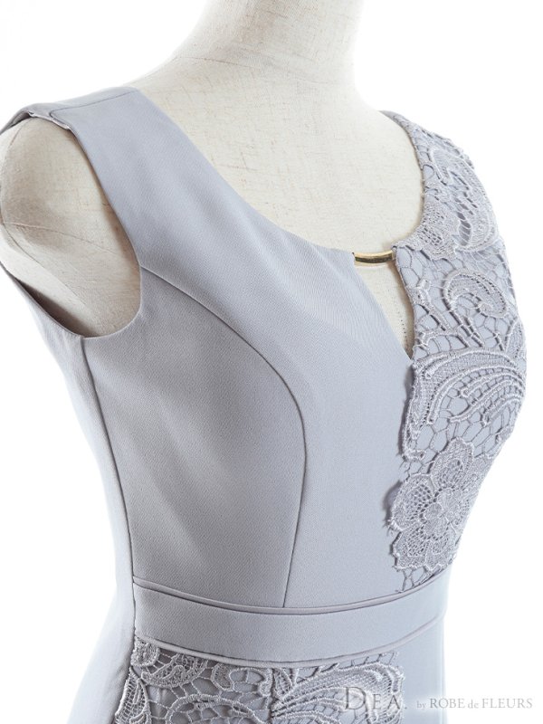 画像11: Lサイズあり【DEA./ディア】ケミカルレース/ アシンメトリー/ ミディアム丈/ 膝丈/ タイト/ ミニドレス/ ミディアムドレス/ キャバドレス【OF08】