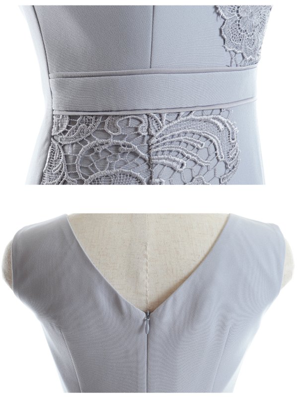 画像16: Lサイズあり【DEA./ディア】ケミカルレース/ アシンメトリー/ ミディアム丈/ 膝丈/ タイト/ ミニドレス/ ミディアムドレス/ キャバドレス【OF08】