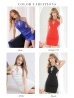 画像15: XSサイズあり【ROBE de FLEURS Glossy/ローブ・ド・フルール グロッシー】ホルターネック/ ジッパー/ キャミ/ シンプル/ ワンカラー/ タイト/ ミニドレス/ キャバドレス[OF2]