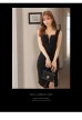 画像11: XSサイズあり【ROBE de FLEURS Glossy/ローブ・ド・フルール グロッシー】フロントジップ/ スタッズ/ ストレッチ/ ワンカラー/ タイト/ ミディアムドレス/ キャバドレス【丈違いあり】[OF2]